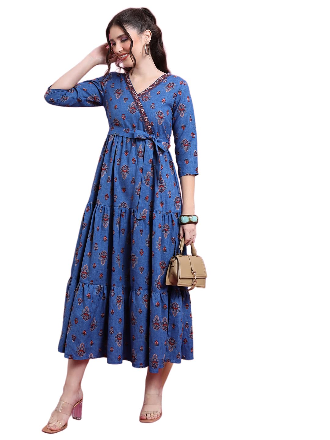 Vishudh Women's Casual Dress | Comfortable Everyday Wear for All Occasions | Chic & Versatile Fashion for Women