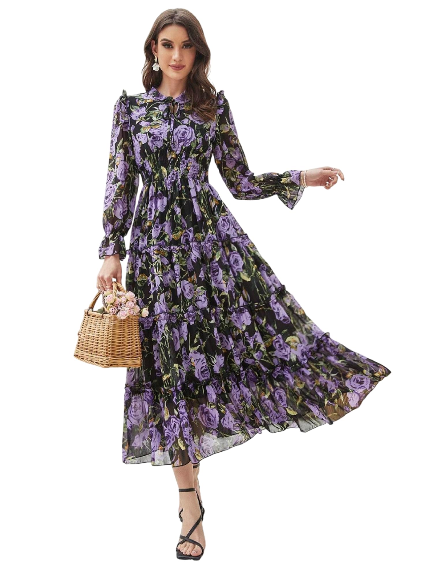 FABNEX One Piece Long Maxi Dresses for Women (K-174-176)